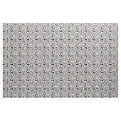 Border Collie Hunde braun, merle, grau Stoff (Yard (91,4 cm))