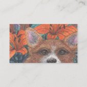 Border Collie Hunde Buchhalter steuerlich Visitenkarte (Rückseite)