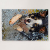Border Collie Hunde. Puzzle (Horizontal)