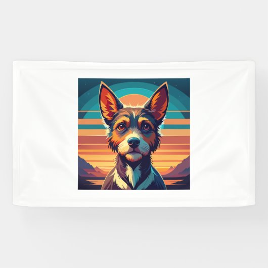 Border Collie-Hunde-Shirt Banner (Horizontal)