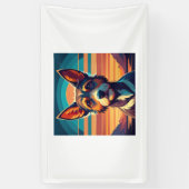 Border Collie-Hunde-Shirt Banner (Vertikal)