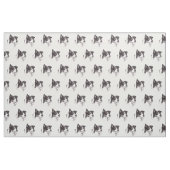Border-Collie-Hundekunst-Gewebe Stoff (Fat Quarter (45,7 x 55,9 cm))