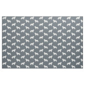 Border Collie-Hunderassen-Silhouetten-Muster Stoff (Fat Quarter (45,7 x 55,9 cm))