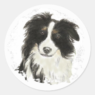 Border Collie - Hundesammlung Runder Aufkleber