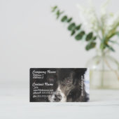 Border-Collie-HundeVisitenkarten Visitenkarte (Stehend Vorderseite)