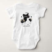 Border-Collie - i-Herde… deshalb bin ich Baby Strampler (Rückseite)