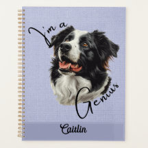 Border Collie -"I m a Genius" - Individualisierbar