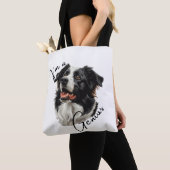 Border Collie 'I m a Genius' Tote Bag Tasche (Von Nahem)