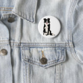 Border Collie Illustration! Button (Beispiel)