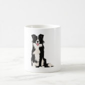 Border Collie Illustration! Kaffeetasse (Mittel)