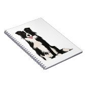 Border Collie Illustration! Notizblock (Rechte Seite)
