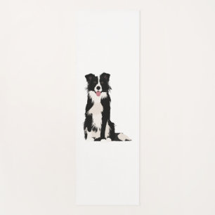 Border Collie Illustration! Yogamatte