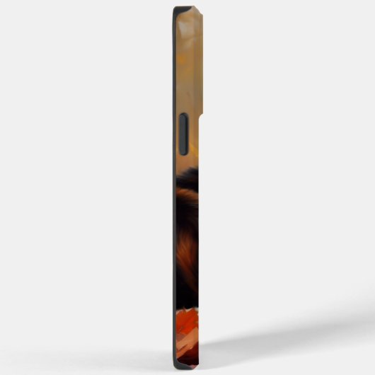 Border Collie im Herbst Leaves Fall Inspiriert Case-Mate iPhone Hülle (Rückseite / Rechts)