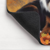 Border Collie im Herbst Leaves Fall Inspiriert Mousepad (Ecke)