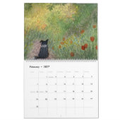 Border Collie im Landschaftskalender Kalender (Feb 2027)