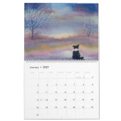 Border Collie im Landschaftskalender Kalender (Jan 2027)