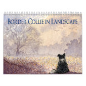 Border Collie im Landschaftskalender Kalender (Titelbild)
