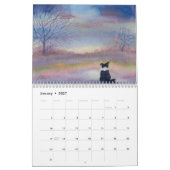 Border Collie im Landschaftskalender Kalender (Jan 2027)