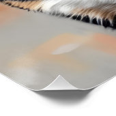 Border Collie im Mittelpunkt Poster (Ecke)