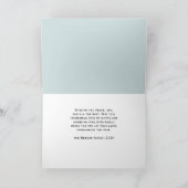 Border Collie im Winter Snow Weihnachtsbaum Karte (Innenseite)