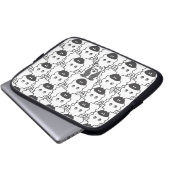Border-Collie in den Schafen Laptopschutzhülle (Vorne Knopf)