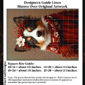 Border Collie in Festive Red Scarf EE2L Decoupage Seidenpapier