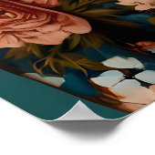 Border Collie In Suit Poster, Border Collie Poster (Ecke)