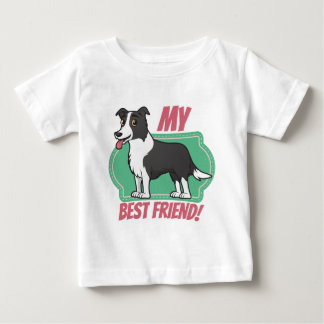 Border-Collie ist mein bester Freund Baby T-shirt