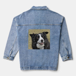 Border Collie Jeansjacke
