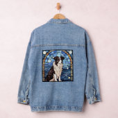 Border Collie Jeansjacke (Hangar)