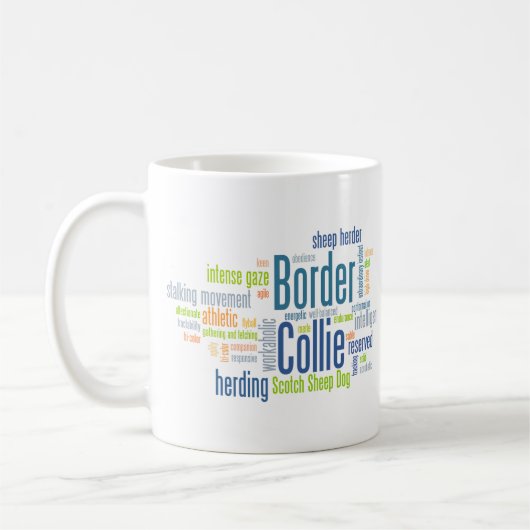 Border-Collie Kaffeetasse (Links)