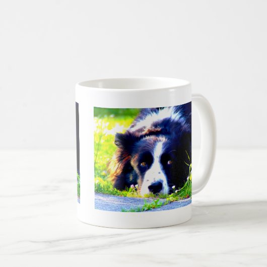 Border-Collie Kaffeetasse (VorderseiteRechts)