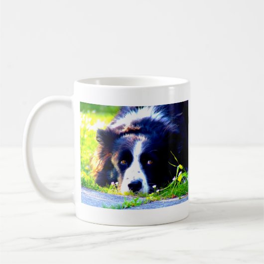 Border-Collie Kaffeetasse (Links)