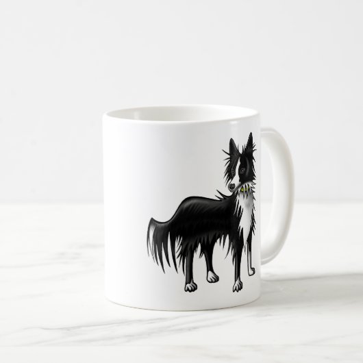 Border-Collie Kaffeetasse (VorderseiteRechts)