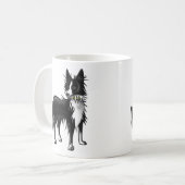 Border-Collie Kaffeetasse (Vorderseite Links)
