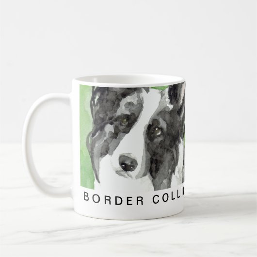 Border Collie Kaffeetasse (Links)