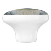 Border Collie Keramikknauf (Seitenansicht)