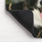 Border-Collie-KeuchenHeadshot 1 Mousepad (Ecke)