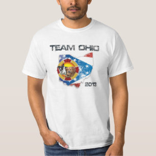 Border-Collie "Kirby" und aller amerikanische T-Shirt