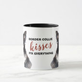 Border Collie Kisses Fix Alles Tasse (Zentrum)