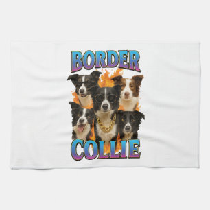 Border Collie Kopie Geschirrtuch