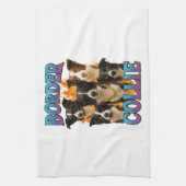 Border Collie Kopie Geschirrtuch (Vertikal)