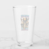 Border Collie Kopie Glas (Rückseite)