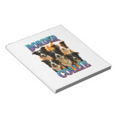 Border Collie Kopie Notizblock (angewinkelt)