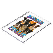 Border Collie Kopie Notizblock (Linke Seite)