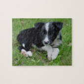 Border-Collie-kundengerechtes Puzzlespiel! Puzzle (Horizontal)