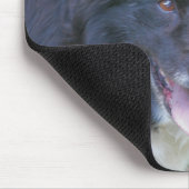 Border Collie Lächeln Cut Dog Mousepad (Ecke)