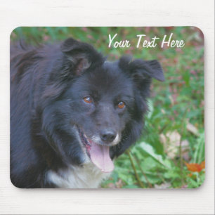 Border Collie Lächeln Cut Dog Mousepad