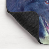 Border Collie Lächeln Mousepad (Ecke)