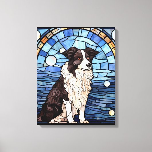 Border Collie Leinwanddruck (Vorderseite)
